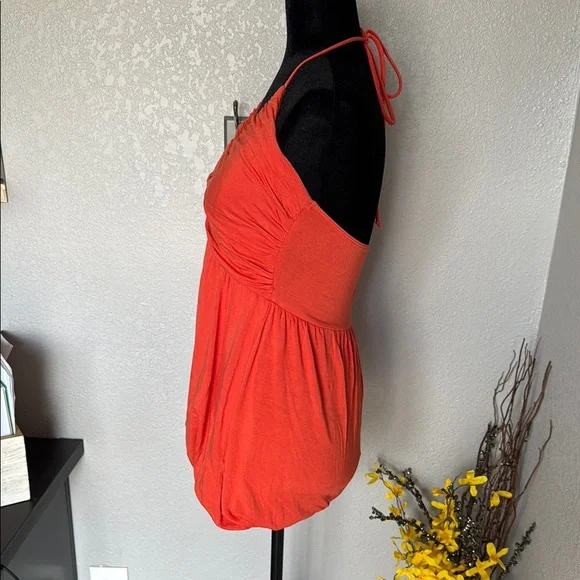 Windsor Vibrant Orange Halter Top - Picture 5 of 10